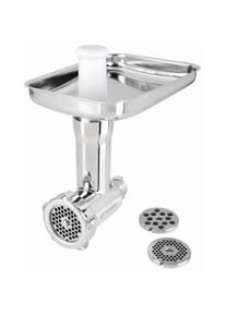 GROSSAG Fleischwolfaufsatz &raquo;KFW601 1391 mit Direktanschluss f&uuml;r SMEG-K&uuml;chenmaschinen&laquo;, (9 tlg.) grau