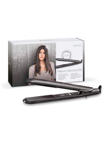 BaByliss Gl&auml;tteisen &raquo;ST259E Platinum Diamond&laquo;, Diamond-Ceramic-Beschichtung, mit Memory-Funktion grau Super-Ionic-Funktion, 5 Jahre Herstellergarantie