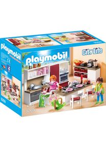 Playmobil&reg; Konstruktions-Spielset &raquo;Gro&szlig;e Familienk&uuml;che (9269), City Life&laquo;, Made in Germany bunt Spielbausteine