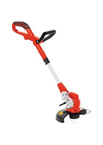 Grizzly TOOLS Elektro-Rasentrimmer &raquo;ERT 450-20&laquo; rot Inkl. Edge-Rolle und verstellbarer Blumenschutzb&uuml;gel