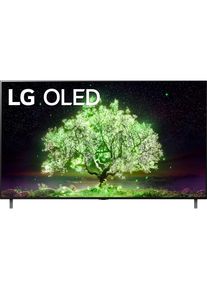 LG OLED-Fernseher &raquo;OLED77A19LA&laquo;, 195 cm/77 Zoll, 4K Ultra HD, Smart-TV schwarz Intelligente Bildoptimierung des &alpha;7 Gen4 4K AI-Prozessors mit AI...