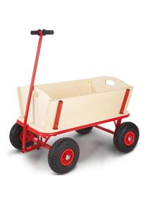 KINDERMARKE Bollerwagen, mit abnehmbaren Oberteilen beige natur-rot