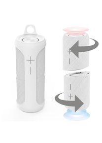 Hama Bluetooth-Lautsprecher &raquo;Bluetooth Lautsprecher kabellos IPX7 wasserdicht Outdoor 2in1 teilbar&laquo; wei&szlig; Via Bluetooth 5.0 Handy, Tablet u. Laptop...