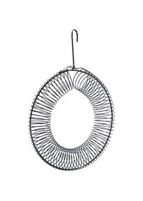 Dobar Futterspender &raquo;Vogelfutterring&laquo;, zum Aufh&auml;ngen, Metall schwarz