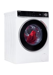 Sharp Waschmaschine, ES-NFB914CWA-DE, 9 kg, 1400 U/min wei&szlig; DoubleJet