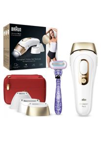 Braun IPL-Haarentferner &raquo;Silk-Expert Pro 5 PL5267&laquo;, 400.000 Lichtimpulse, 400.000 Lichtimpulse, Skin Pro 2.0 Sensor goldfarben