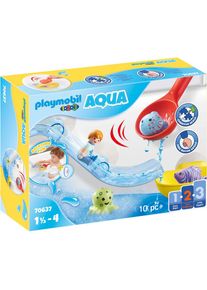 Playmobil&reg; Konstruktions-Spielset &raquo;Fangspa&szlig; mit Meerestierchen (70637), Playmobil 123 - Aqua&laquo;, (10 St.), Made in Europe bunt