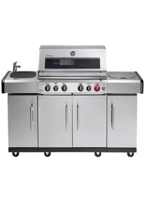 Enders&reg; Gasgrill &raquo;Kansas Pro 4 SIK Profi Turbo&laquo;, BxTxH: 153x64x118 cm schwarz Grills
