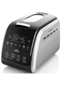 2THETA ETA Brotbackautomat &raquo;DELICCA II 714990030&laquo;, 12 Programme, 850 W, 3 Br&auml;unungsgrade schwarz edelstahlfarben/schwarz