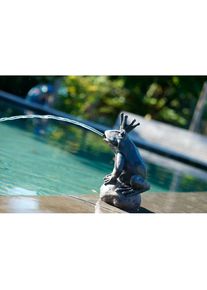 Ubbink Wasserspeier &raquo;Froschk&ouml;nigin&laquo;, BxLxH: 20x19x27 cm grau