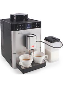 Melitta Kaffeevollautomat &raquo;Passione&reg; One Touch F53/1-101, silber&laquo;, One Touch Funktion, tassengenau frisch gemahlene Bohnen silberfarben...