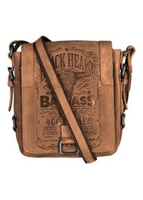 JACK'S INN 54 JACK'S INN 54 Umh&auml;ngetasche, aus Leder im Vintage Look mit cooler Pr&auml;gung braun Taschen