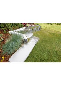 Ubbink Bachlauf &raquo;Wolga&laquo;, 90&deg; Ecke rechts silberfarben