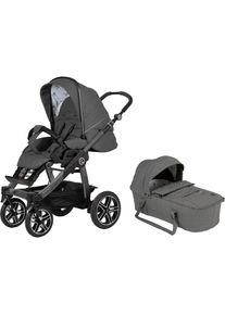 Hartan Kombi-Kinderwagen &raquo;Racer GTS - Casual Collection&laquo;, 22 kg, mit Kombitasche; Made in Germany grau