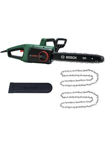 Bosch Home and Garden BOSCH HOME & GARDEN Elektro-Kettens&auml;ge &raquo;UniversalChain 35 + 2.Kette&laquo; gr&uuml;n Ideal zum S&auml;gen von &Auml;sten und Schneiden von Brenn- oder Rundholz