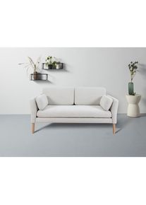 Andas 2-Sitzer &raquo;Helsingborg&laquo;, in skandinavischem Design, inkl. lose Zierkissen wei&szlig; pearl white
