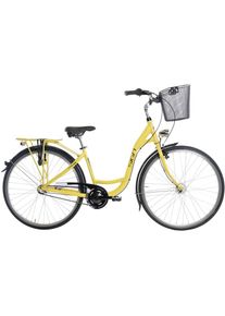 SIGN Cityrad, 3 Gang, Shimano, NEXUS SG-3C41 Schaltwerk gelb Fahrrad