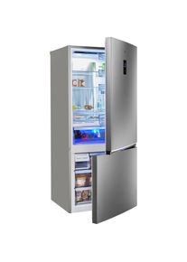Beko K&uuml;hl-/Gefrierkombination &raquo;RCNE720E3VZP&laquo;, RCNE720E3VZXPN, 191, 5 cm hoch, 83, 2 cm breit silberfarben