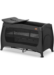 hauck Baby-Reisebett &raquo;Play N Relax Center - melange black&laquo;, inkl. Transporttasche schwarz