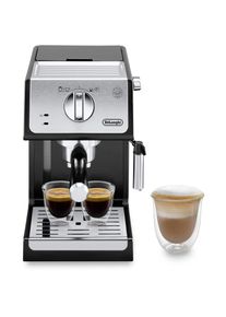 De'Longhi DE'LONGHI Siebtr&auml;germaschine &raquo;Active Line ECP 33.21.BK&laquo;, 1100 Watt, 15 Bar silberfarben Kaffeemaschine