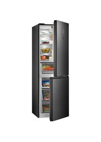 Hanseatic K&uuml;hl-/Gefrierkombination, HKGK18560DNFBI, 185, 8 cm hoch, 59, 5 cm breit schwarz