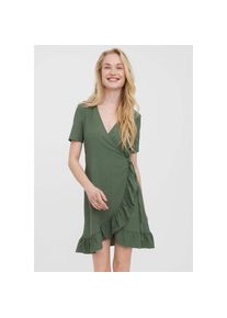 V&eacute;ro Moda VERO MODA Wickelkleid &raquo;VMHAYA SHORT DRESS&laquo; gr&uuml;n XS N-Gr schilfgr&uuml;n Trendy Sommerkleid von VERO MODA