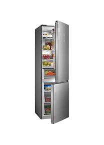 Hanseatic K&uuml;hl-/Gefrierkombination, HKGKB20060DNFI, 201, 8 cm hoch, 59, 5 cm breit silberfarben