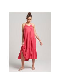 Superdry Sommerkleid, Jersey-Midikleid Im Vintage-Look rot XS N-Gr Midikleid von Superdry