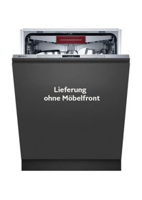 Neff vollintegrierbarer Geschirrsp&uuml;ler &raquo;S255HVX15E&laquo;, N 50, S255HVX15E, 13 Ma&szlig;gedecke silberfarben EfficientSilentDrive