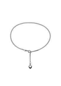 Firetti Fu&szlig;kette mit Anh&auml;nger &raquo;Herz, gl&auml;nzendes Design, massiv&laquo; silberfarben Fu&szlig;schmuck