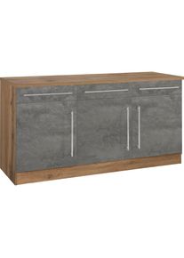 HELD M&Ouml;BEL HELD M&Ouml;BEL Unterschrank &raquo;Samos&laquo;, Breite 150 cm grau beton Oxid