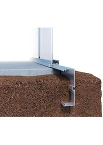 KGT Fundamentrahmen &raquo;Orchidee III&laquo; silberfarben