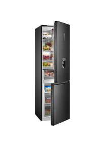 Hanseatic K&uuml;hl-/Gefrierkombination, HKGK20060CNFWDBI, 201, 8 cm hoch, 59, 5 cm breit schwarz