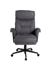 Duo Collection Chefsessel &raquo;Tiago XXL&laquo;, Microfaser, Belastbarkeit bis zu 150 kg, Taschenfederkern im Sitz grau anthrazit
