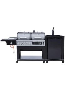 El Fuego Kombigrill &raquo;AY0599&laquo;, 3-in-1 mit Bierk&uuml;hler und Zapfanlage schwarz