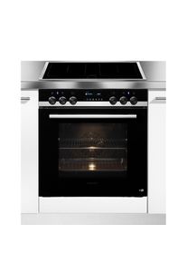 Siemens Induktions Herd-Set &raquo;PQ561DB00&laquo;, iQ500, HE579HBS6, mit Backwagen, Pyrolyse-Selbstreinigung silberfarben Backwagen mit softEinzug