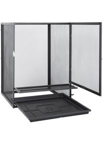 EXO TERRA Terrarium &raquo;EX Aluminium Gaze&laquo;, BxTxH: 45x45x60 cm schwarz