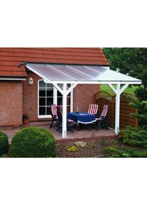 TETZNER & JENTZSCH TETZNER & JENTZSCH Terrassendach &raquo;KLASSIK TOP 3-fach&laquo;, (Set), Bedachung ohne Unterkonstruktion, Hagelsicher bis 40 mm &Oslash; farblos