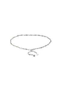 Firetti Fu&szlig;kette &raquo;Herz und Stern&laquo; silberfarben