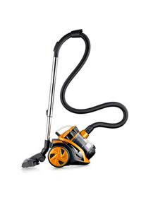 Hyundai Bodenstaubsauger &raquo;VC014&laquo;, 800 W, beutellos, ECO Motor, 2x HEPA-Filter, Teleskoprohr, 8m Radius orange