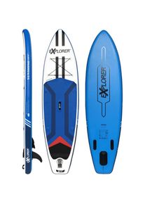 EXPLORER Inflatable SUP-Board &raquo;Sunshine 10.0&laquo;, (6 tlg., mit Paddel, Pumpe und Transportrucksack) bunt Wassersportboards