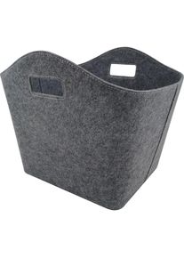FIREFIX Allzweckkorb &raquo;Kaminholztasche&laquo; grau