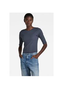 G-Star Raw T-Shirt &raquo;T-Shirt Slim rib boat 1\2&laquo;, mit U-Boot Ausschnitt blau S fantem blue T-Shirt ""Slim rib boat 1\2"" von G-Star Raw