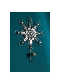 MyFlair M&Ouml;BEL & ACCESSOIRES Wandblaker &raquo;Billala, silberfarben&laquo;, (Set, 4 St.), modern, Landhaus, Shabby Chic, silberfarben silberfarben