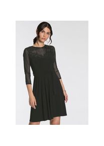 Melrose Partykleid, mit Spitzen-Applikation schwarz 36 N-Gr Elegantes Kleid von Melrose