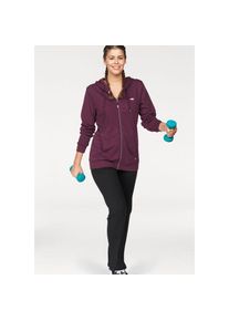 Kangaroos Jogginganzug, (Set, 2 tlg.), Gro&szlig;e Gr&ouml;&szlig;en lila 44 aubergine-schwarz Jogginganzug von Kangaroos