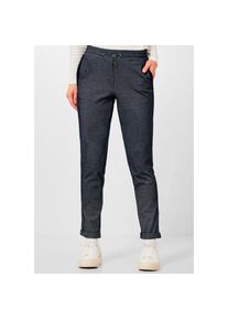 Cecil Jerseyhose, mit Tunnelzug blau XL (44) L&auml;nge 30 night sky blue Damenhose von Cecil