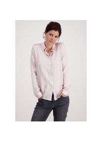 monari Hemdbluse, mit trendigem Glanz rosa 38 rose Auffallende Bluse aus gl&auml;nzendem Satin von monari