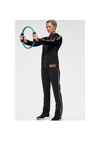 H.I.S. H.I.S Trainingsanzug, (Set, 2 tlg.) rosegold 42 Schwarz/Rose-Gold Trainingsanzug von H.I.S