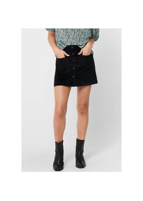 Only Minirock &raquo;ONLAMAZING HW CORD SKIRT&laquo; schwarz XXS Black Cooler Cordrock von Only